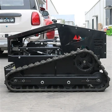 Le robot de tonte de pelouse hybride de tondeuse à chenilles peut faire fonct...